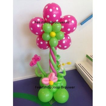 Ballonnenpilaar bloemen