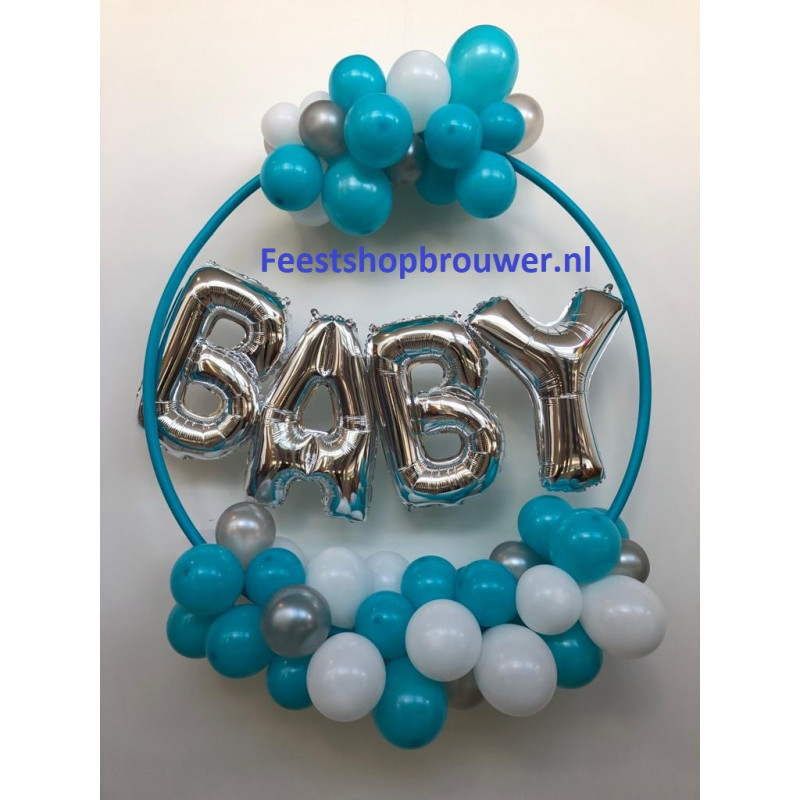 avond Balling Snel Ballonnen decoraties voor baby geboorte | Feestshopbrouwer.nl