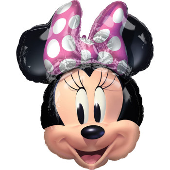 Folieballon Minnie Mouse hoofd