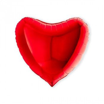 Folieballon hart rood 91 cm