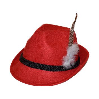 Tiroler hoed rood